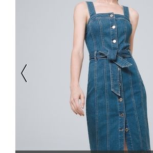 White House Black Market denim dress